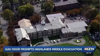 Minor gas leak prompts evacuation at Highland Middle