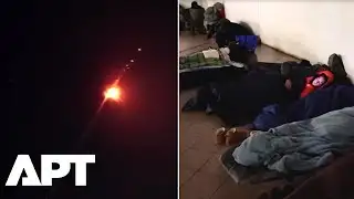 Missiles and Drones Rain Down on Kyiv, Residents Camp Underground to Survive Overnight Assault | APT