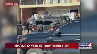 Missing 12-year-old boy found alive on Sunday