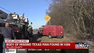 Missing Texas man found dead inside van after week-long search