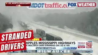 Mississippi Evacuating Stranded Drivers On Ice-Covered Interstates Amid Subzero Temperatures