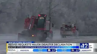 Mississippi governor requests Major Disaster Declaration after winter storm