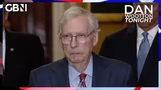 Mitch McConnell FREEZES during press conference - 