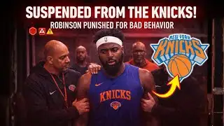 MITCHELL ROBINSON SUSPENDED AFTER CLASH WITH MIKE BROWN! | new york knicks rumors