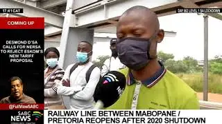 Mixed feelings as Mabopane-Pretoria train line reopens