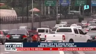 MMDA set to open scout area bypass road to public