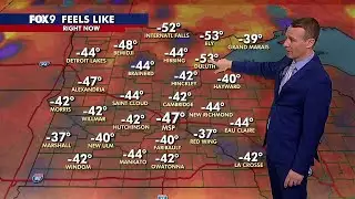 MN weather: Frigid temperatures set in Friday