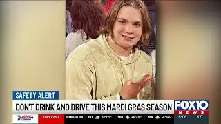 Mobile County mother warns against drunk driving during Mardi Gras season