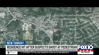 Mobile PD says residence hit by gunfire after suspects target pedestrian
