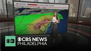 Moderate flood risk in Philadelphia forecast Thursday as PM storms could bring heavy rain, wind