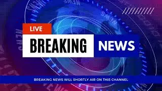 Modern Blue Dark Breaking News Intro Animation Video