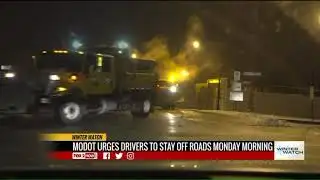 MoDOT urges drivers to stay off the roads today