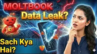 🚨 Moltbook AI Data Leak Explained 😱 Crypto Users Ko Kya Jaanna Zaroori Hai? | MOLT Token Truth