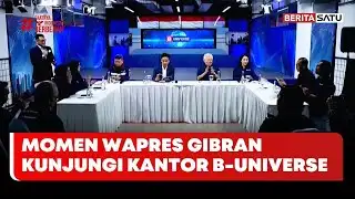 Momen Wapres Gibran Kunjungi Kantor B-Universe #Beritasatu