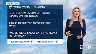 Monday Night Forecast: Chilly with light flurries