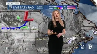 Monday PM Forecast: Partly cloudy, breezy at times
