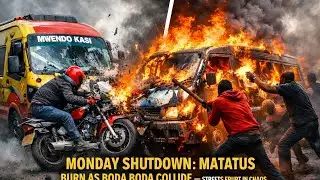MONDAY SHUTDOWN: MATATUS BURN, COMMUTERS STRANDED