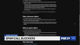 Money Matters: Tips and apps to block spam calls