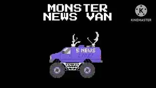 Monster News Van