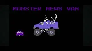 Monster News Van 