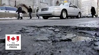 Montreal mayor Ferrada posts video blaming potholes for two flat tires