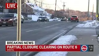 Moped crash partially closes Route 6 in Bristol