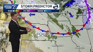 More clouds and cooler temperatures through Wednesday