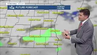 More clouds but still mild Sunday