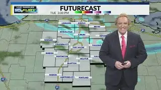 More clouds than sun, gusty winds, and frigid temperatures