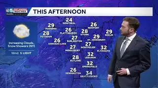 More clouds than sun Tuesday, isolated snow showers (02-03-26)