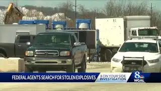 More federal agents investigating explosives theft