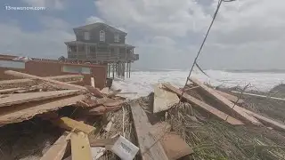 More homes collapse into the ocean in Buxton, NC