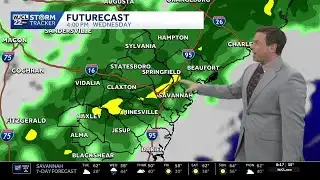 More sunshine today and milder for the Savannah area