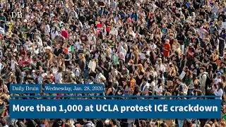 More than 1,000 at UCLA protest ICE crackdown | Daily Bruin