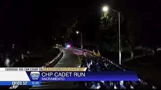 More than 100 CHP Cadets are running through Sacramento to complete the CHP academy