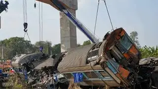 More than 30 people killed after crane collapses on train in Thailand