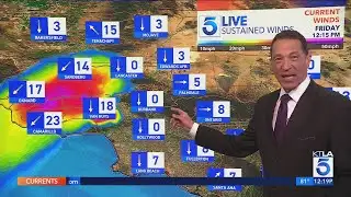 More warm weather flowing into SoCal Friday