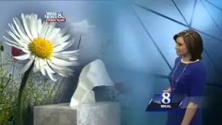 Morning rain ending, breezy and milder Monday