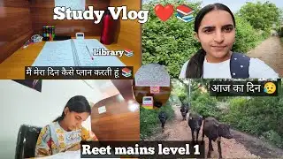 Morning routine🌞 + Study Vlog❤️📚 #studytips #vlog #reetmains #dreamdeskbyteena