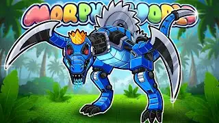 MORPH WORLD - RAINBOW MECHA SPINOSAW! (Roblox Dinosaurs)