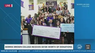 Morris Brown College receives $810K in donations