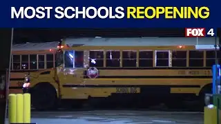 Most North Texas school districts reopening Friday as ice melts