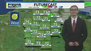 Mostly clear and dry throughout the overnight