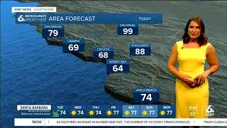 Mostly clear and mild conditions expected along the coast Tuesday