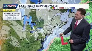 Mostly dry through Friday, snow and bitter cold this weekend in Vermont (02-04-26)