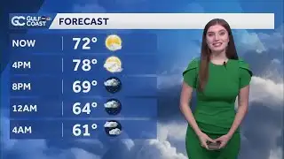 Mostly dry & warmer Wednesday night for Florida