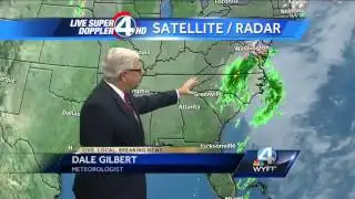 Mostly sunny, breezy.