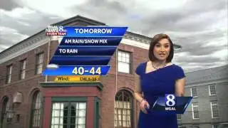 Mostly sunny today, rain returns tomorrow