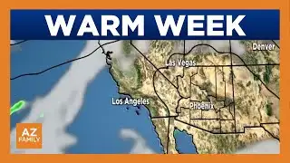 Mostly sunny, warm weekend ends with near-record temperatures in Phoenix