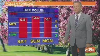 Mostly sunny, warm weekend weather